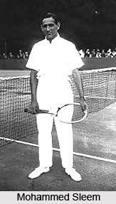 Mohammed Sleem, Indian Tennis Player