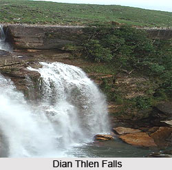 Dian Thlen Falls, Meghalaya