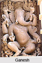 Deities in Khajurao temple, Madhya Pradesh