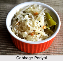 Cabbage Poriyal, Chettinad Cuisine