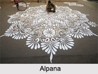 Alpana, Follk Paintings of West Bengal