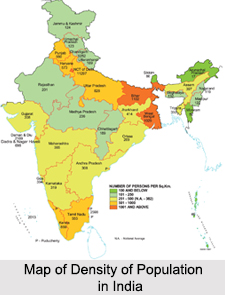Density of Population in India