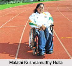 Malathi Krishnamurthy Holla, Indian Para Athlete
