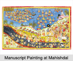 Manuscript Painting at Mahishdal, Folk Paintings of West Bengal