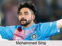 Mohammed Siraj, Indian Cricket Players