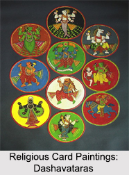Religious Card Paintings
