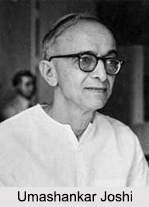 Umashankar Joshi, Indian Gujarati  Playwright