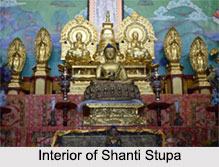 Shanti Stupa, Leh