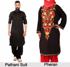 Kashmiri men and women wear 2025