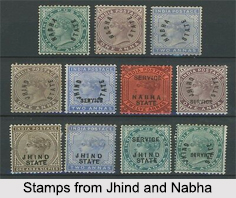 Convention States of India, Postal History of Indian States