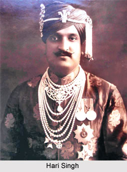 Hari Singh , Ruler of Jammu & Kashmir