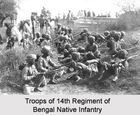 14th Regiment of Bengal Native Infantry, Bengal Army