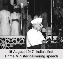 15 August 1947 Indias first Prime Minister delivering speech