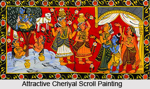 Cheriyal Scroll Painting