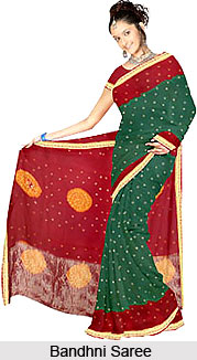 Bandhani  Sarees, Sarees of West India