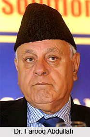 Dr. Farooq Abdullah, Indian Politician