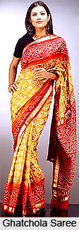 Bandhani  Sarees, Sarees of West India