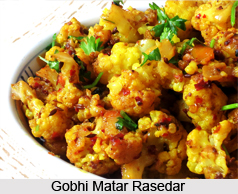 Gobhi Matar Rasedar, Indian Vegetables