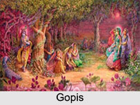 Gopis, Indian Purans