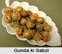 Gunda ki Sabzi, Rajasthani Cuisine