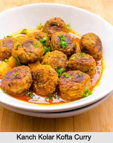 Kanchkolar Kofta Curry, West Bengal Cuisine