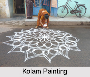 Kolam, Indian Paintings