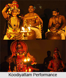 Performance of Koodiyattam, Folk Theatre of Kerala