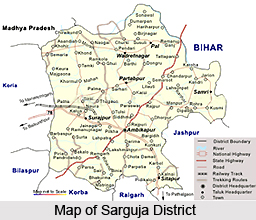Geography of Surguja District