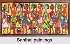 Tribal Paintings of Eastern India, Indian Paintings