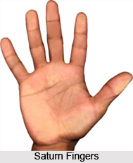 Finger of Saturn or Middle Finger, Palmistry