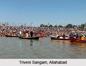 Triveni Sangam, Indian Pilgrimage Spot, Allahabad, Uttar Pradesh