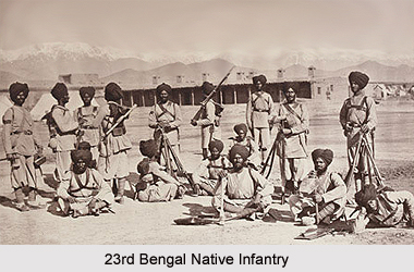 23rd Bengal Native Infantry, Bengal Army