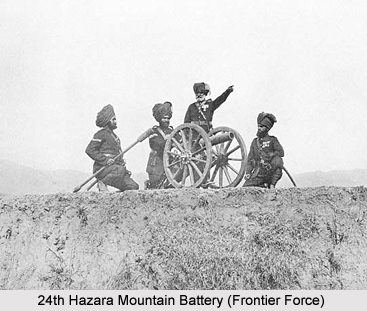 24th Hazara Mountain Battery (Frontier Force), Presidency Armies in British India