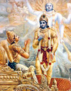 On the battlefield of Kurukshetra Lord Krishna adviced Arjuna about Maya