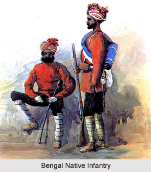 25th Regiment of Bengal Native Infantry, Bengal Army