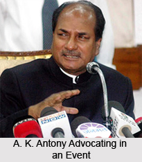 A.K. Antony, Indian Defence Minister