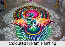 Kolam, Indian Paintings