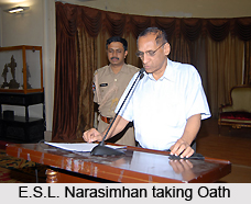 E S L Narasimhan, Indian Politician
