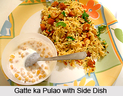 Gatte Ka Pulao, Rajasthani Cuisine