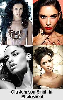 Gia Johnson-Singh, Indian Model