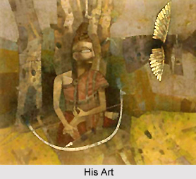 Ganesh Pyne, Indian Painter