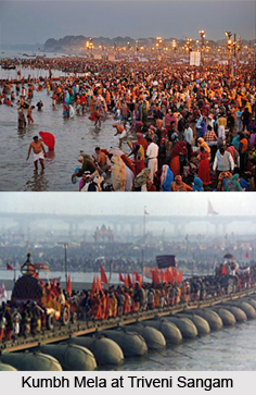 Triveni Sangam, Indian Pilgrimage Spot, Allahabad, Uttar Pradesh