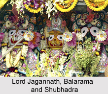 Chariots of Lord Jagannath, Balarama and Shubhadra