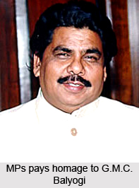 G.M.C. Balyogi  , Former Speaker of Lok Sabha