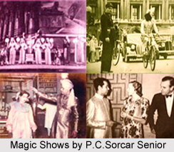 P C Sorcar , Senior, Indian magician