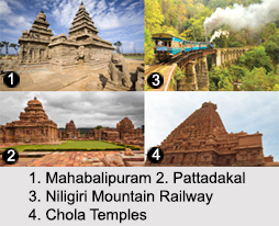 World Heritage Monuments in the South India, Indian Monuments