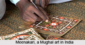 Meenakari, Mughal Art in India