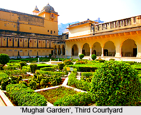 Courtyards of Amber Fort