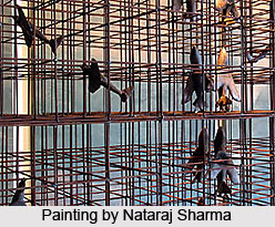 Nataraj Sharma, Indian Painter