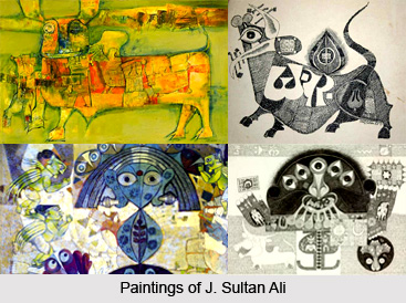 J. Sultan Ali, Indian Painter